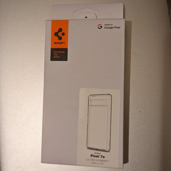 Spigen Google Pixel 7a Clear Case Slim Fit Ultra Hybrid - Picture 1 of 2